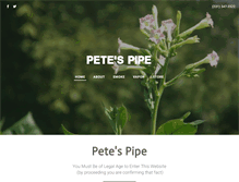 Tablet Screenshot of petespipe.com